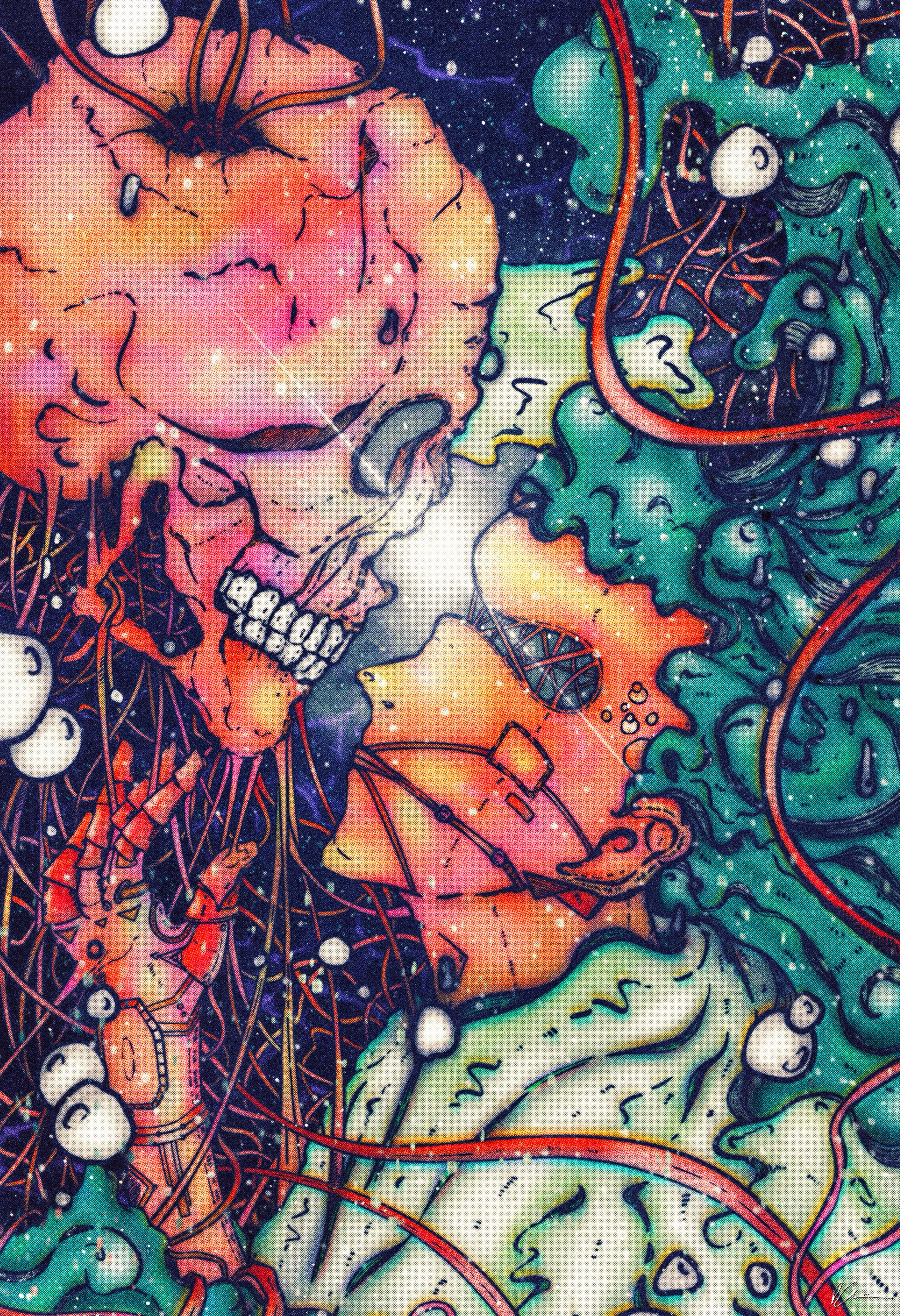 Burning Skull